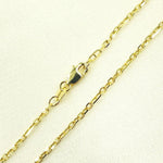 Load image into Gallery viewer, 14K Solid Gold Paperclip Marina Link Chain