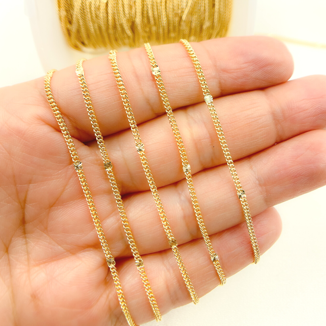 Buy Now 14k Gold Filled Satellite Curb & Diamond Cut Marina Link Chains
