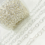 Load image into Gallery viewer, Silver Smooth Heart Chains