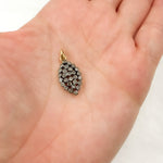 Load image into Gallery viewer, DP239. Diamond Sterling Silver Marquise Shape Pendant