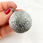 Load image into Gallery viewer, DP128. Diamond & Sterling Silver Round Star Pendant