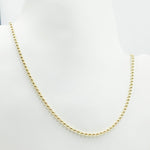 Load image into Gallery viewer, 14K Solid Yellow Gold Ball Necklaces