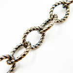 Load image into Gallery viewer, Buy Sterling Silver Twisted Round Link Chain