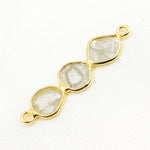 Load image into Gallery viewer, Diamond Sterling Silver Fancy Shape Connector