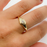 Load image into Gallery viewer, 14K Solid Gold Diamond Ring.