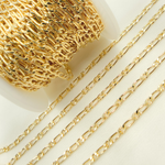 Load image into Gallery viewer, 3811CHRGF. 14K Gold Filled Flat Oval & Round Link Curb Chain
