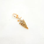 Load image into Gallery viewer, DC349. Diamond Silver Arrow Head Charm
