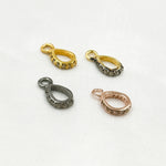 Load image into Gallery viewer, DC492. Diamond Sterling Silver Drop Bail