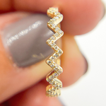 Load image into Gallery viewer, 14K Solid Gold Diamond Ring.