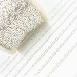 Load image into Gallery viewer, Shop Sterling Silver Smooth Long and Short Link Chain