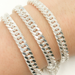 Load image into Gallery viewer, Y69SS. Sterling Silver Double Curb Chain