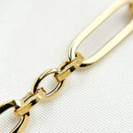 Load image into Gallery viewer, Shop Now Gold Flat Long & Short Oval Link Chain