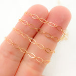 Load image into Gallery viewer, 1016FGF. 14K Gold-Filled Flat Oval and Round Link Chain