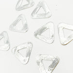 Load image into Gallery viewer, Buy White Sterling Silver Triangle Connector