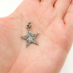 Load image into Gallery viewer, Diamond Sterling Silver Star Pendant