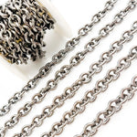 Load image into Gallery viewer, Buy Now Black Rhodium Sterling Silver Cable Chain
