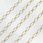Load image into Gallery viewer, 790GF. Gold-Filled Smooth Oval Long and Short Link Chain