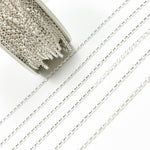 Load image into Gallery viewer, Sterling Silver Diamond Shape Link Chain