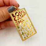 Load image into Gallery viewer, DP150. Diamond Sterling Silver Rectangle Pendant