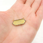Load image into Gallery viewer, Diamond Sterling Silver Hexagon Pendant