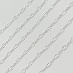Load image into Gallery viewer, Shop Silver Oval Long and Short Links Chain