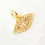 Load image into Gallery viewer, DC337. Diamond Sterling Silver Eye Charm