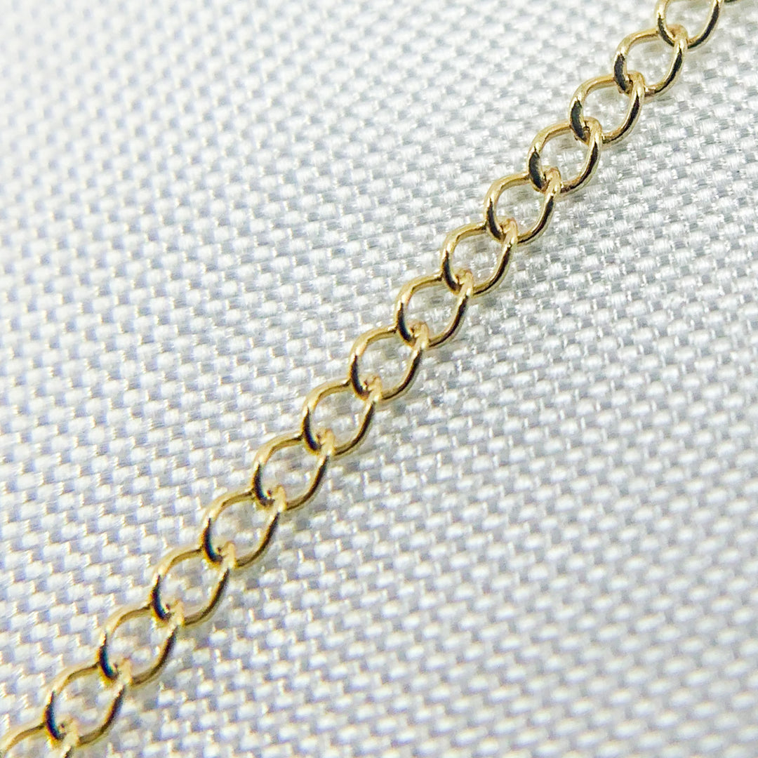 14K Solid Gold Cable Chain