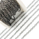 Load image into Gallery viewer, Shop Black Rhodium Sterling Silver Cable Chain