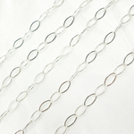 Load image into Gallery viewer, 925 Sterling Silver Flat Oval Link Chains