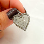Load image into Gallery viewer, DP427. Diamond Sterling Silver Heart Pendant