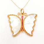 Load image into Gallery viewer, Shop 14K Gold Butterfly Pendant