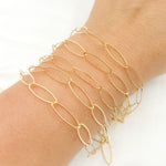 Load image into Gallery viewer, 14K Gold Filled Twisted Oval Link Chain