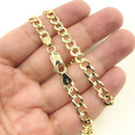 Load image into Gallery viewer, 14K Solid Yellow Gold Miami Flat Curb Chain
