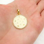 Load image into Gallery viewer, Buy Now Diamond Sterling Silver Round Heart Enamel Pendant