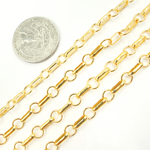 Load image into Gallery viewer, 591GF. 14K Gold Filled Round and Large Link Chain.