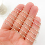 Load image into Gallery viewer, Silver Diamond Cut Ball Chain