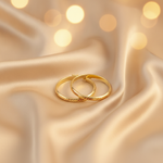 Load image into Gallery viewer, GER160. 14K Solid Gold Hollow Diamond Cut Hollow Hoop Earrings