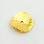 Load image into Gallery viewer, Buy Gold-plated Sterling Silver Brushed Disc Spacer Beads