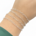 Load image into Gallery viewer, Y112SS. Sterling Silver Heart Link Chain