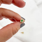 Load image into Gallery viewer, Solid Gold Diamond and Gemstone Flower Studs