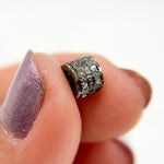 Load image into Gallery viewer, DC838. Diamond & Sterling Silver Rondelle Spacer Bead