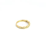 Load image into Gallery viewer, 14K Solid Yellow Gold Diamond Ring.