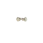 Load image into Gallery viewer, ER115283. 14k Solid Gold Diamond Flower Studs