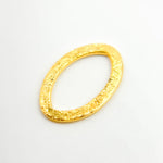 Load image into Gallery viewer, GPBS9. 15MM Gold-plated Sterling Silver Brushed Marquis Connector