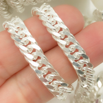 Load image into Gallery viewer, Y69SS. Sterling Silver Double Curb Chain