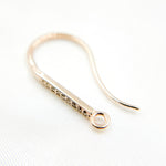 Load image into Gallery viewer, Buy Diamond Sterling Silver Ear Wire