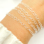 Load image into Gallery viewer, 925 Sterling Silver Round Link Chain