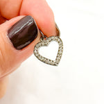 Load image into Gallery viewer, DC877. Diamond Sterling Silver Heart Charm
