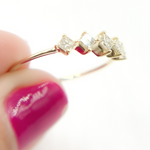 Load image into Gallery viewer, 14K Solid Gold Diamond Ring.