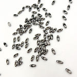 Load image into Gallery viewer, Buy Black Rhodium Sterling Silver Ball Chain Clasp